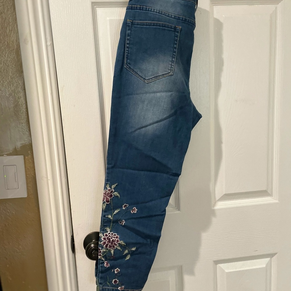 Embroidered jeans